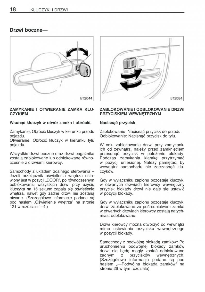 Toyota Corolla Verso I 1 instrukcja obslugi / page 25