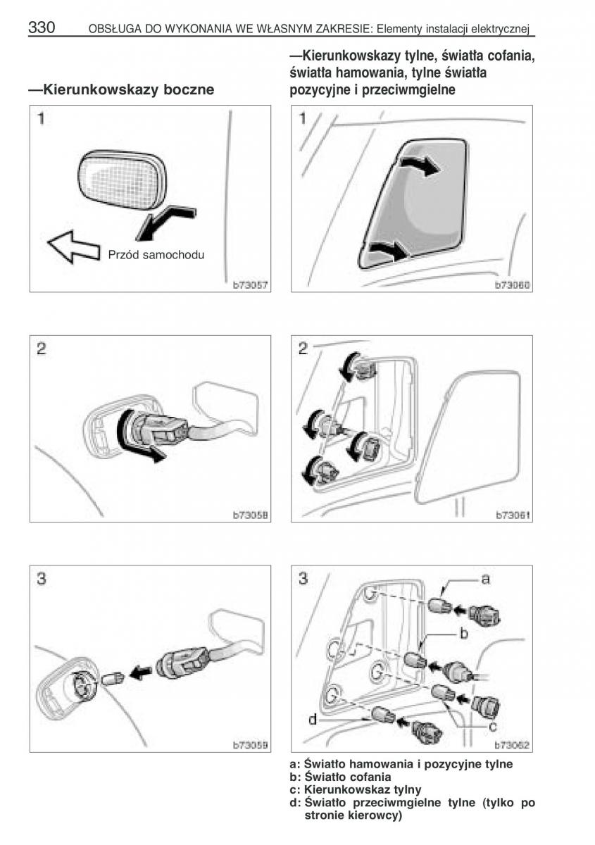 manual  Toyota Corolla Verso I 1 instrukcja / page 337
