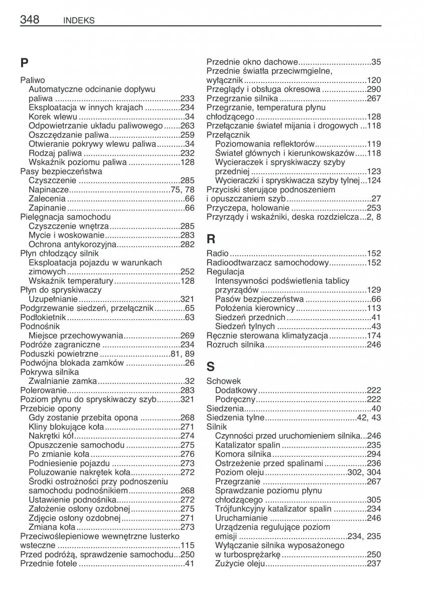 manual  Toyota Corolla Verso I 1 instrukcja / page 355