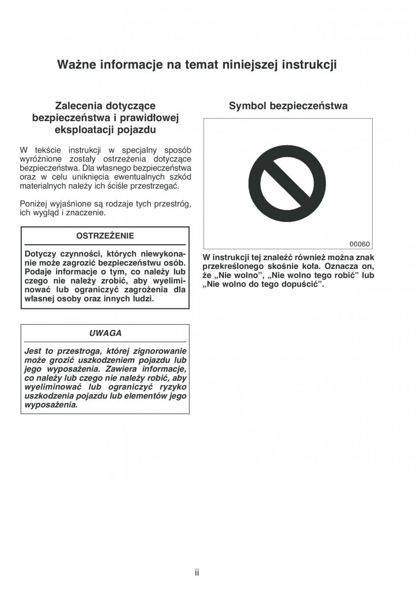 manual  Toyota Corolla Verso I 1 instrukcja / page 3