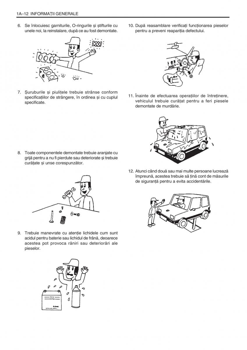 manual  Daewoo Tico service book ksiazka serwisowa / page 12