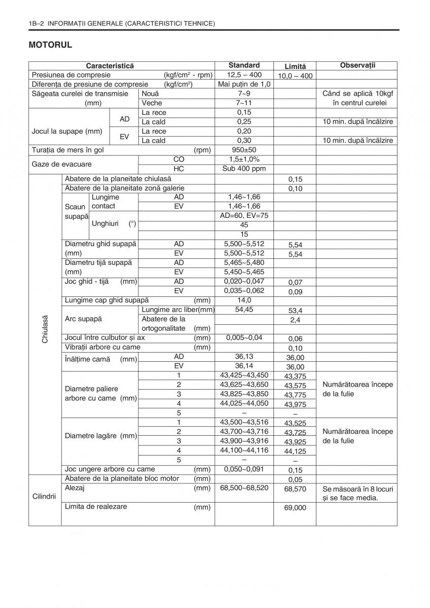 Daewoo Tico service book ksiazka serwisowa / page 16