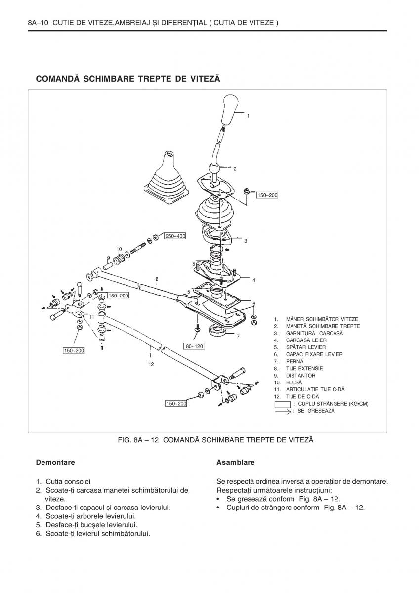 Daewoo Tico service book ksiazka serwisowa / page 216