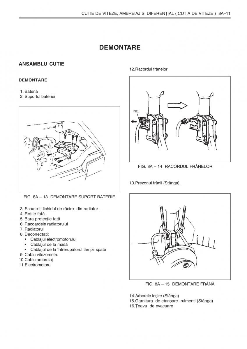 Daewoo Tico service book ksiazka serwisowa / page 217