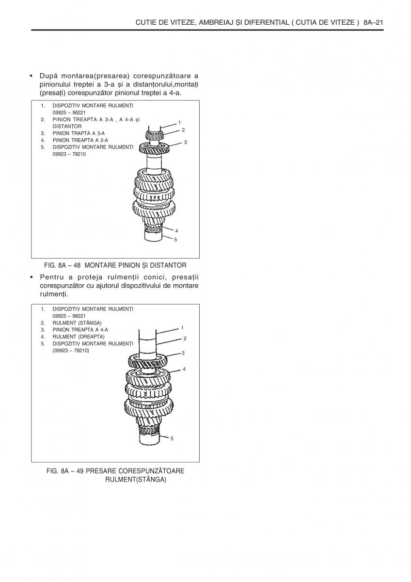 Daewoo Tico service book ksiazka serwisowa / page 227