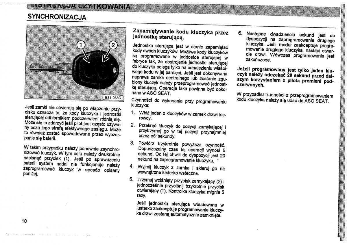 manual  Seat Toledo I 1 instrukcja / page 13