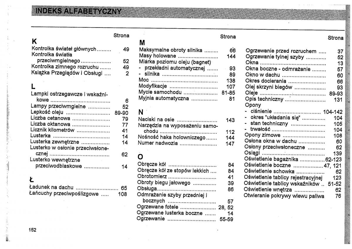 Seat Toledo I 1 instrukcja obslugi / page 155