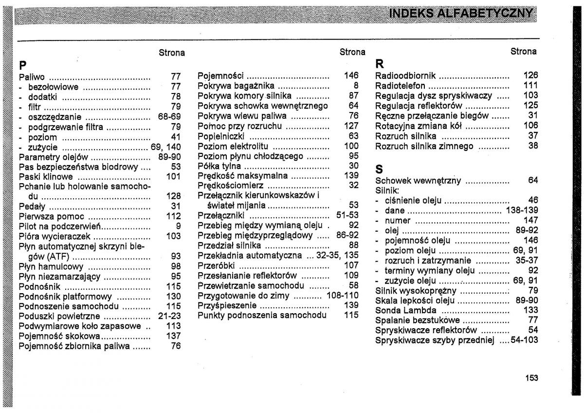 Seat Toledo I 1 instrukcja obslugi / page 156