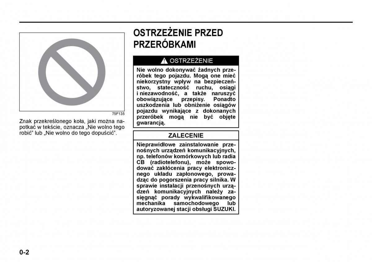 manual  Suzuki Grand Vitara II 2 instrukcja / page 10