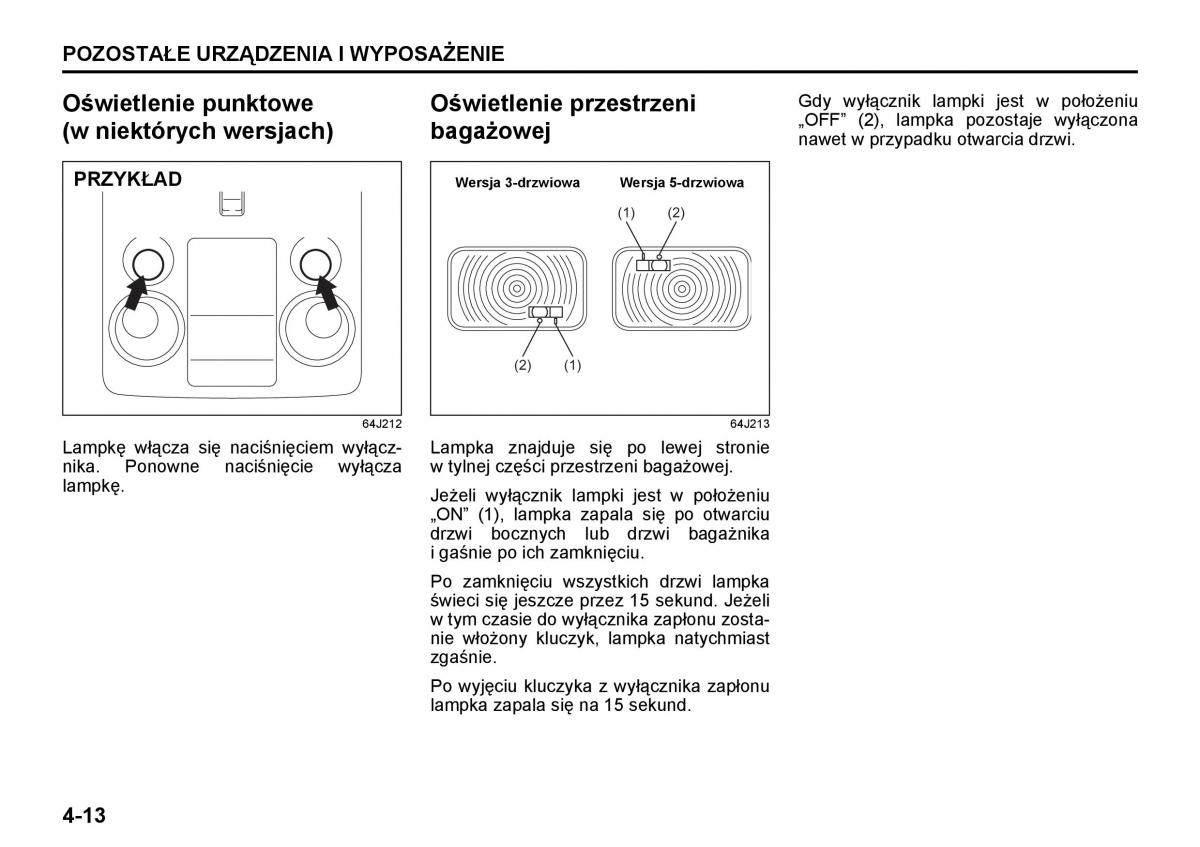 Suzuki Grand Vitara II 2 instrukcja obslugi / page 116
