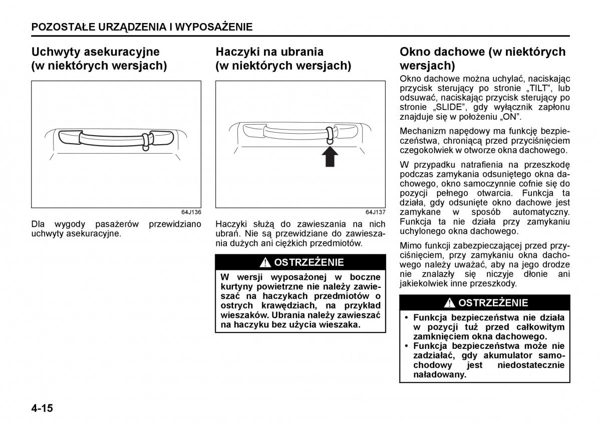 Suzuki Grand Vitara II 2 instrukcja obslugi / page 118