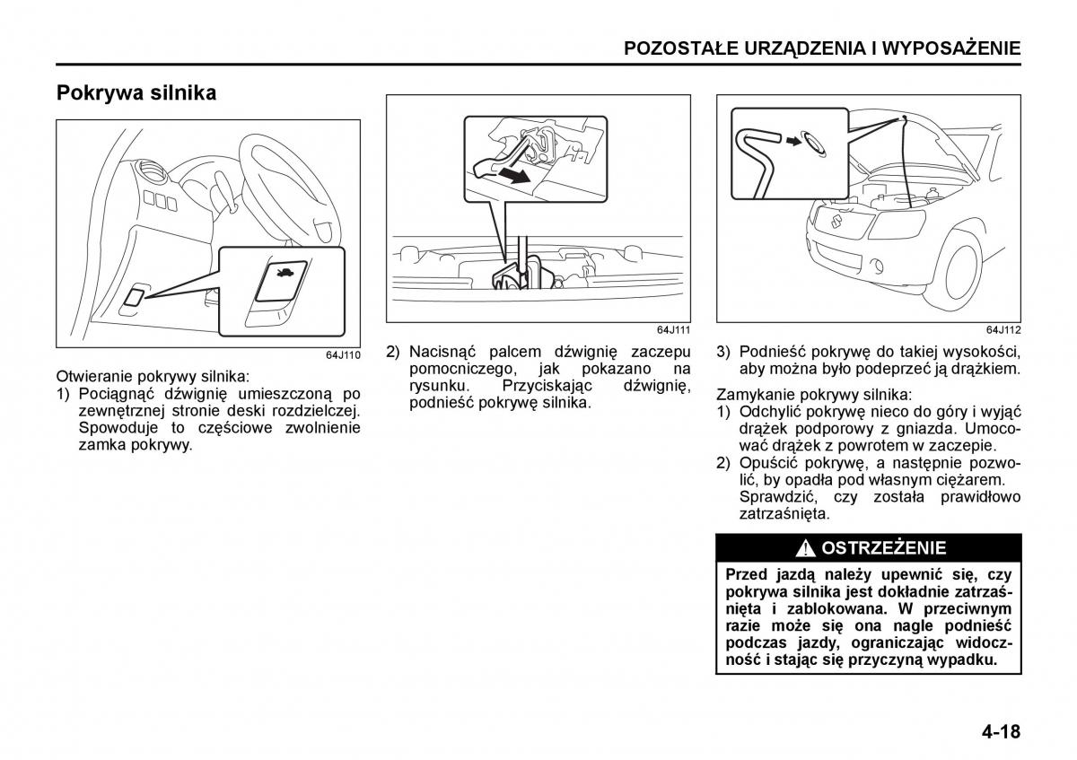 Suzuki Grand Vitara II 2 instrukcja obslugi / page 121