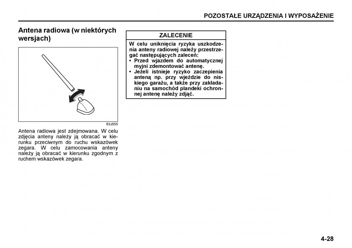 Suzuki Grand Vitara II 2 instrukcja obslugi / page 131