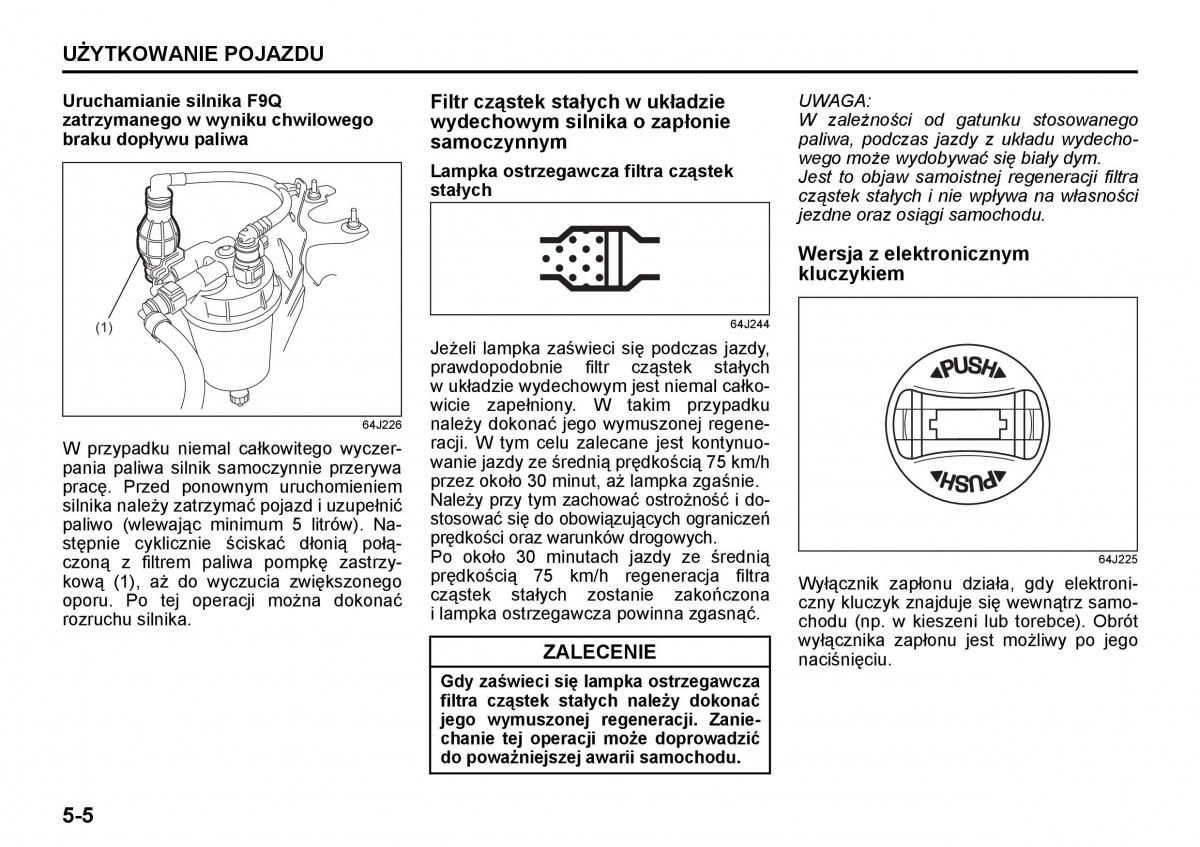 Suzuki Grand Vitara II 2 instrukcja obslugi / page 138