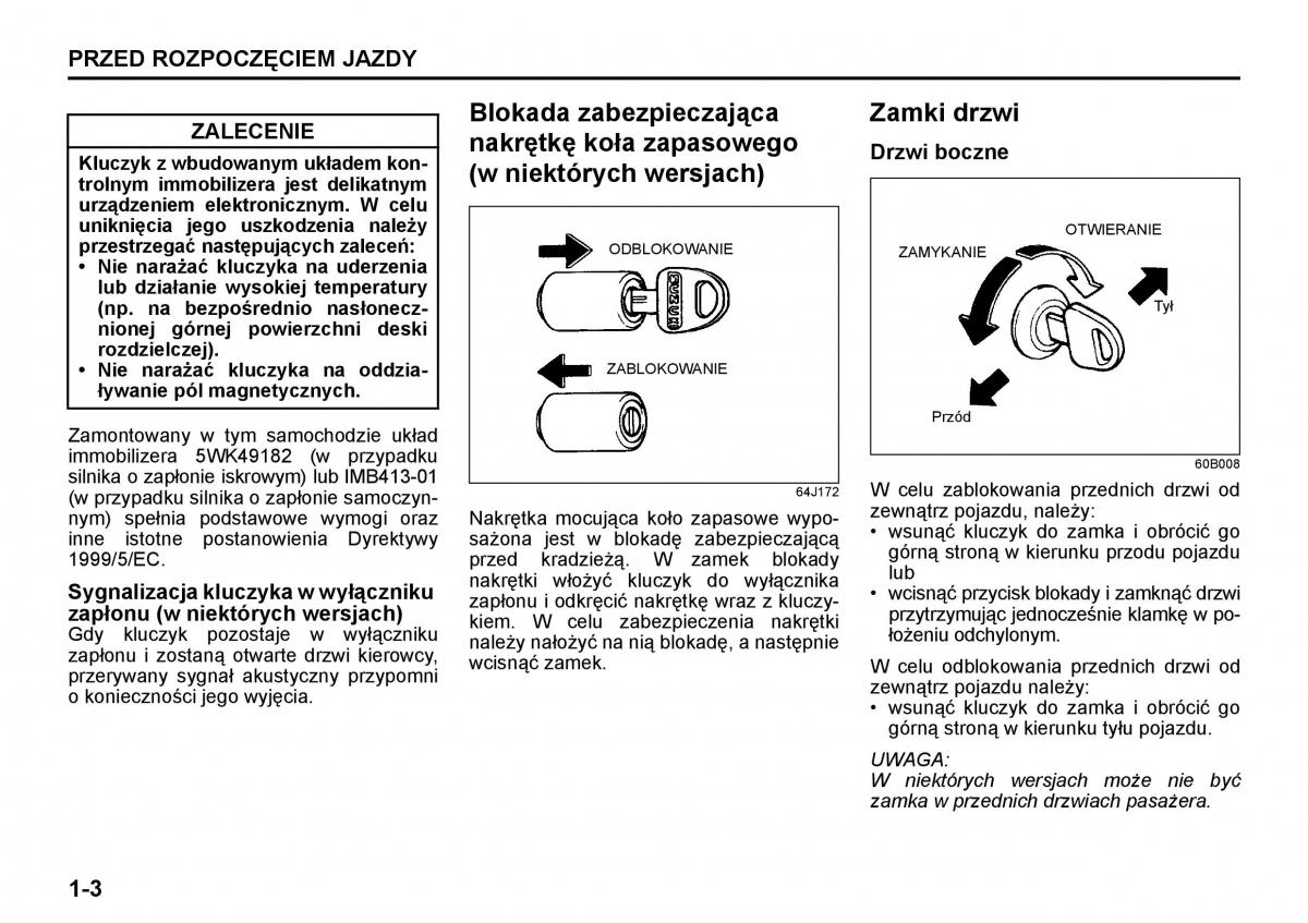 manual  Suzuki Grand Vitara II 2 instrukcja / page 14