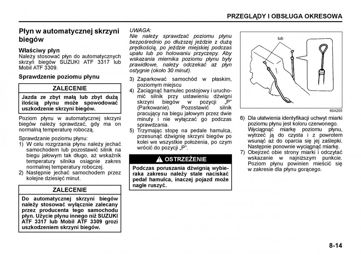 Suzuki Grand Vitara II 2 instrukcja obslugi / page 191