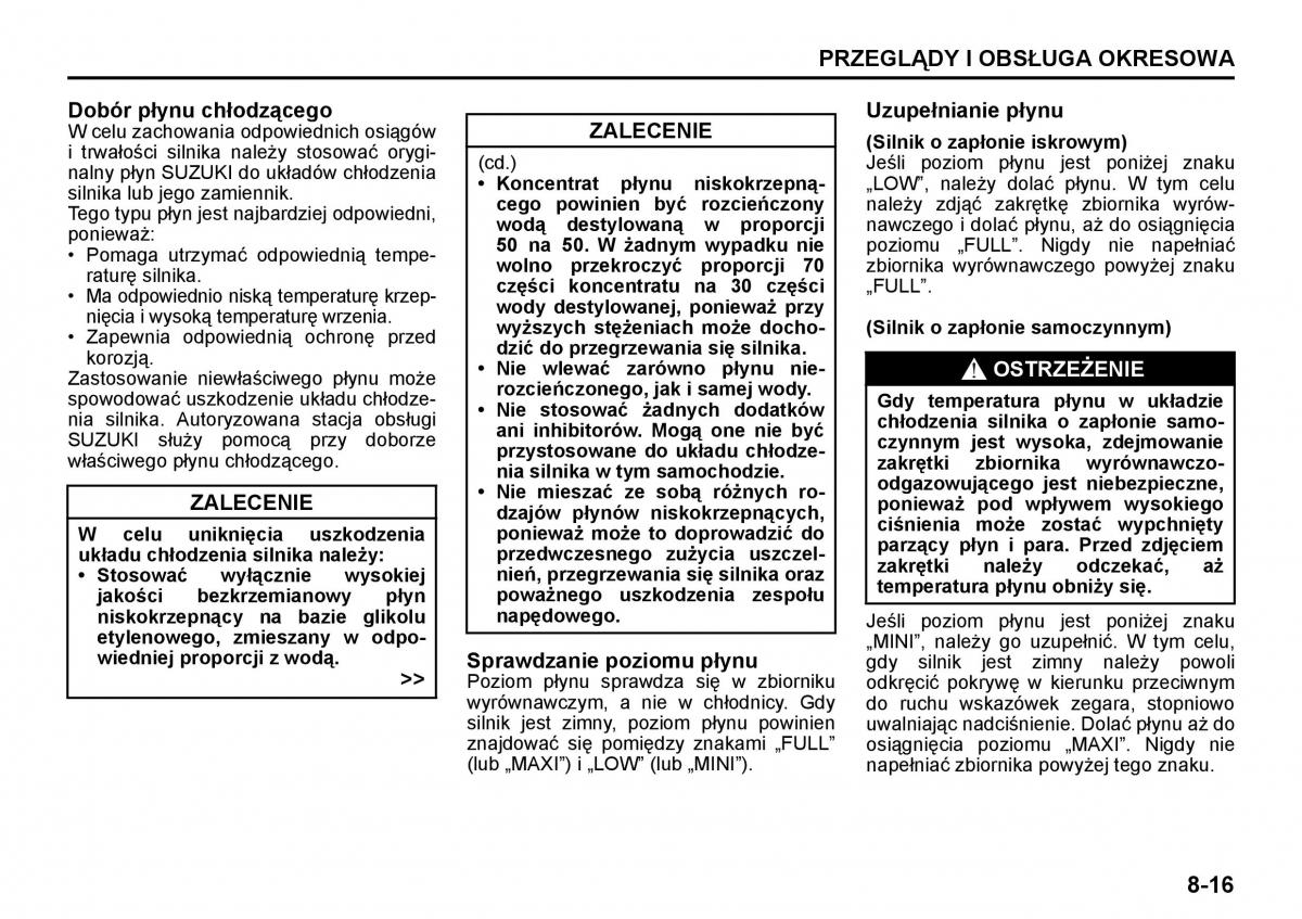 Suzuki Grand Vitara II 2 instrukcja obslugi / page 193
