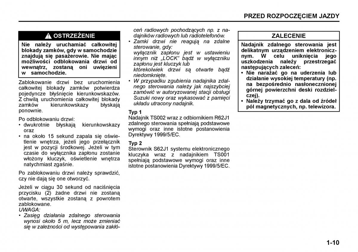 manual  Suzuki Grand Vitara II 2 instrukcja / page 21