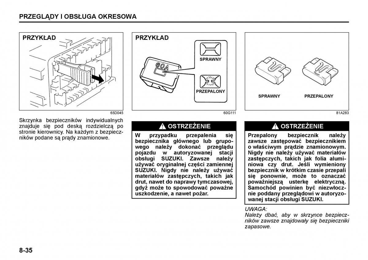 Suzuki Grand Vitara II 2 instrukcja obslugi / page 212
