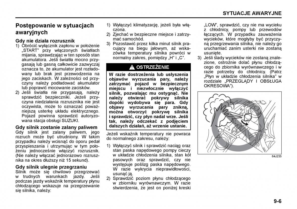 Suzuki Grand Vitara II 2 instrukcja obslugi / page 231