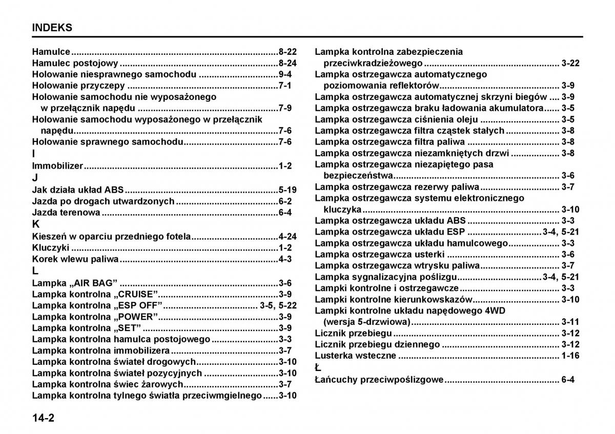 Suzuki Grand Vitara II 2 instrukcja obslugi / page 256