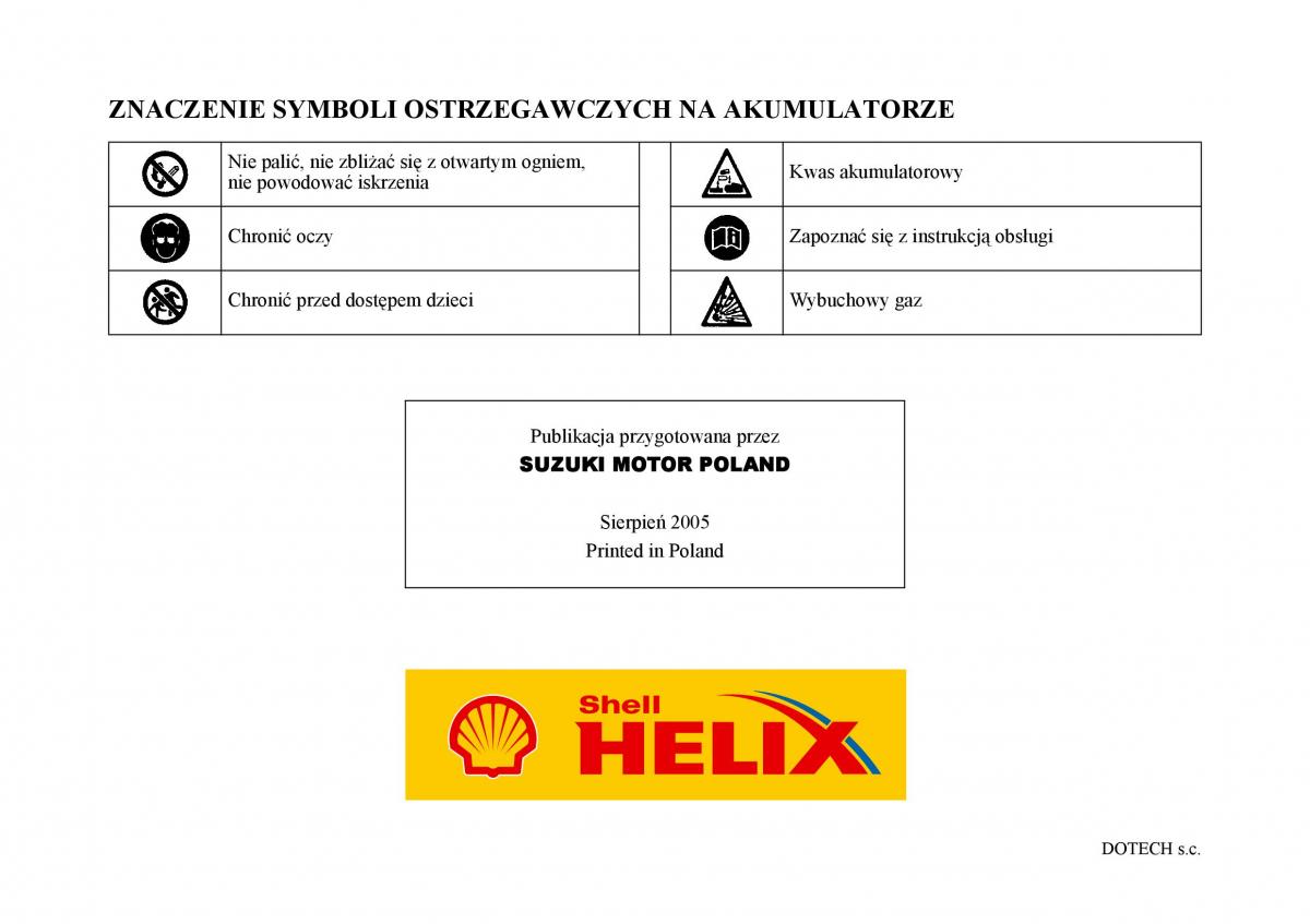 Suzuki Grand Vitara II 2 instrukcja / page 267