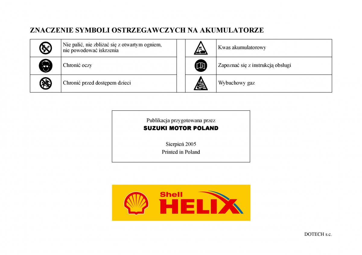 manual  Suzuki Grand Vitara II 2 instrukcja / page 267