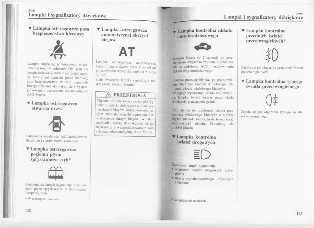 Mazda 3 I 1 instrukcja obslugi / page 73
