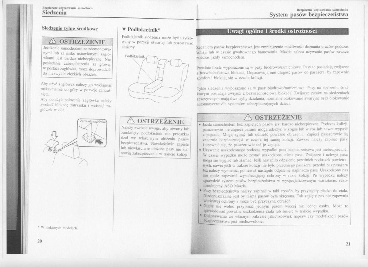 manual  Mazda 3 I 1 instrukcja / page 12