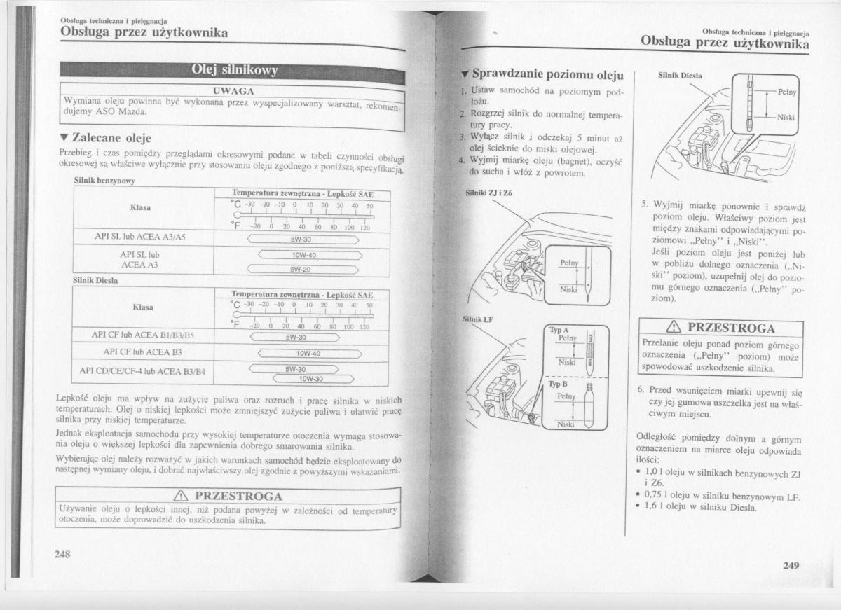 Mazda 3 I 1 instrukcja obslugi / page 126