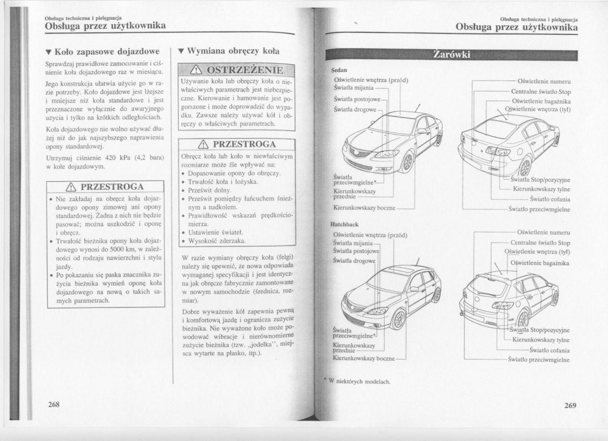 Mazda 3 I 1 instrukcja obslugi / page 136