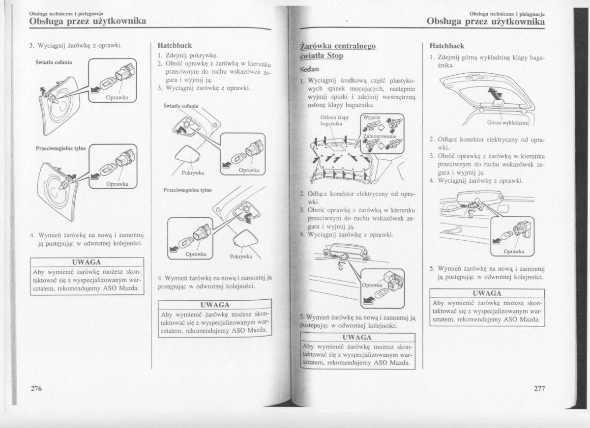 Mazda 3 I 1 instrukcja obslugi / page 140