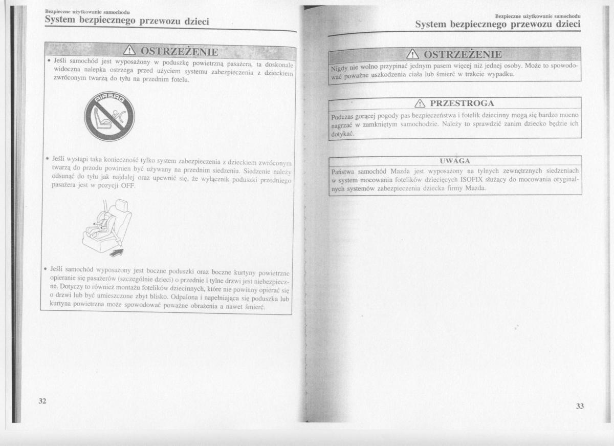 Mazda 3 I 1 instrukcja obslugi / page 18