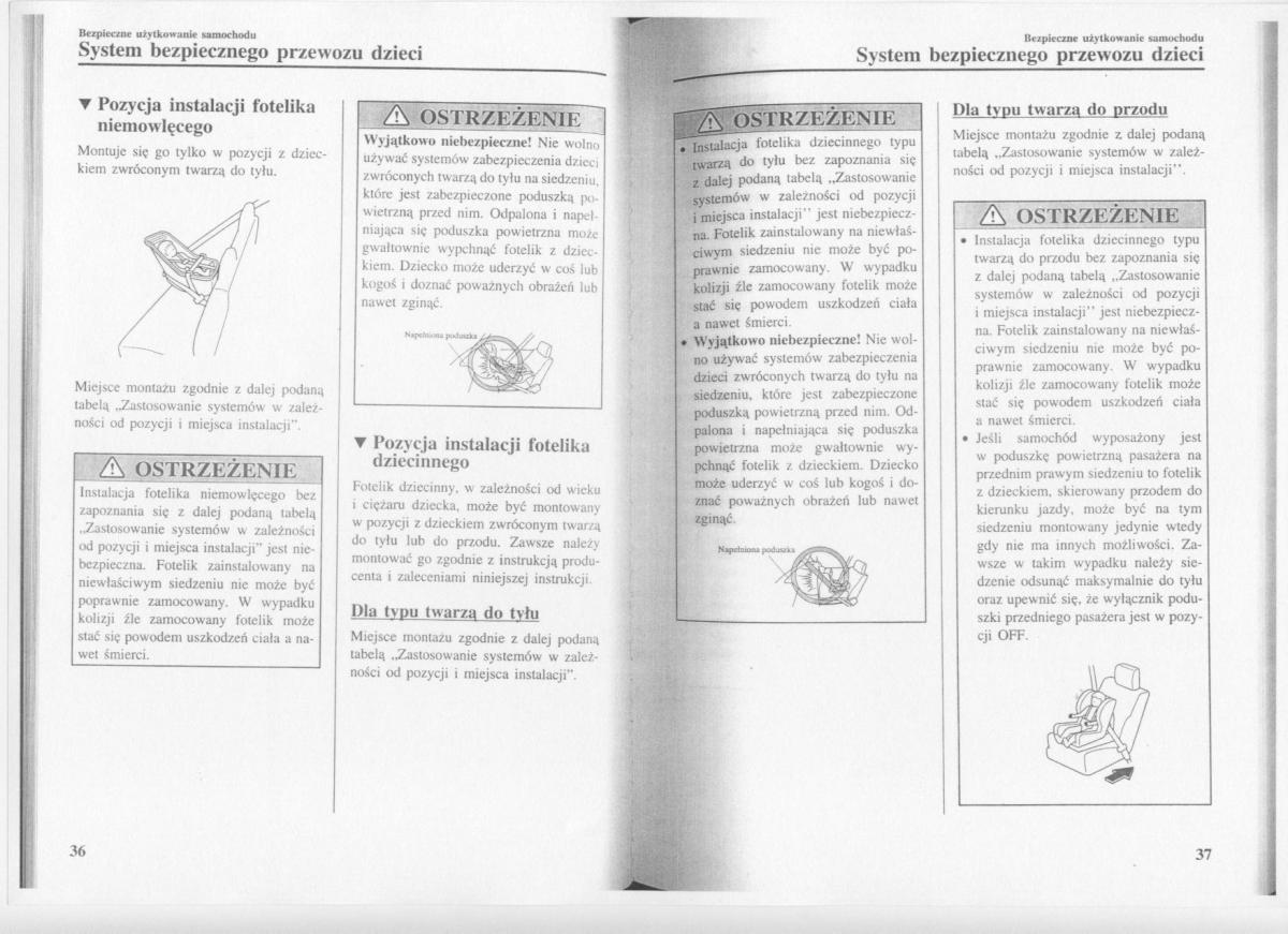 Mazda 3 I 1 instrukcja obslugi / page 20