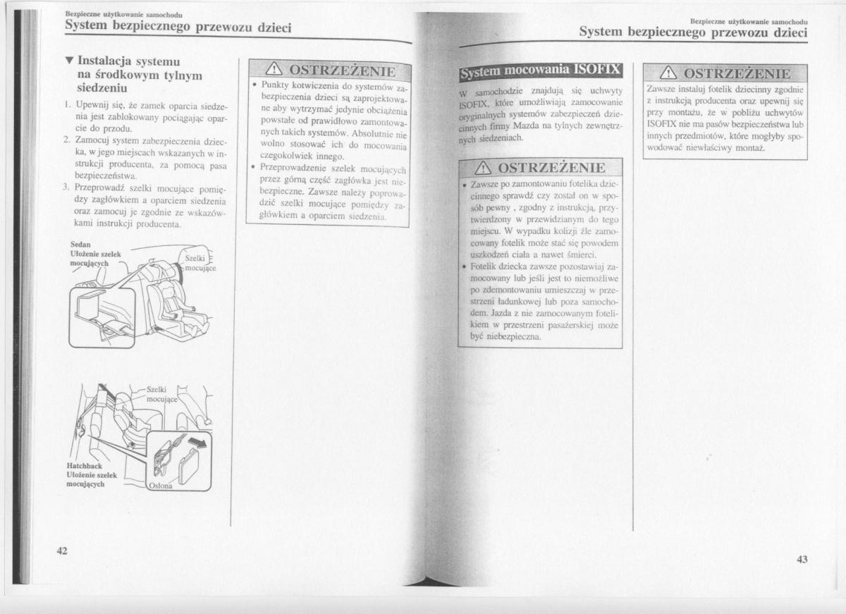 Mazda 3 I 1 instrukcja obslugi / page 23