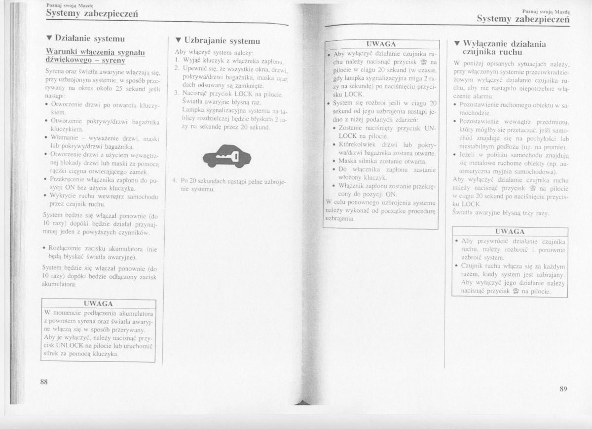 Mazda 3 I 1 instrukcja obslugi / page 46