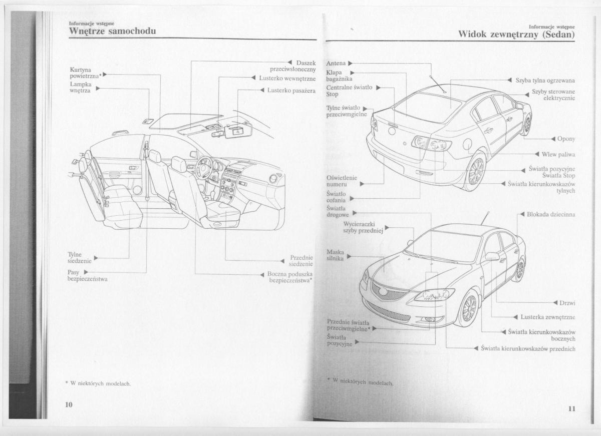Mazda 3 I 1 instrukcja obslugi / page 7