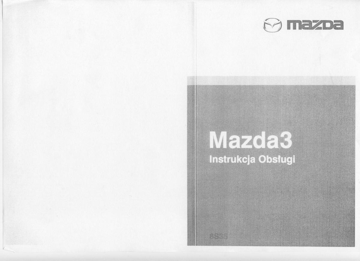 Mazda 3 I 1 instrukcja obslugi / page 1