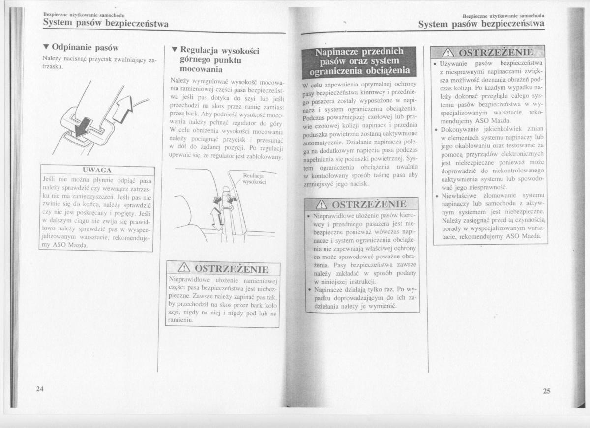 Mazda 3 I 1 instrukcja obslugi / page 14