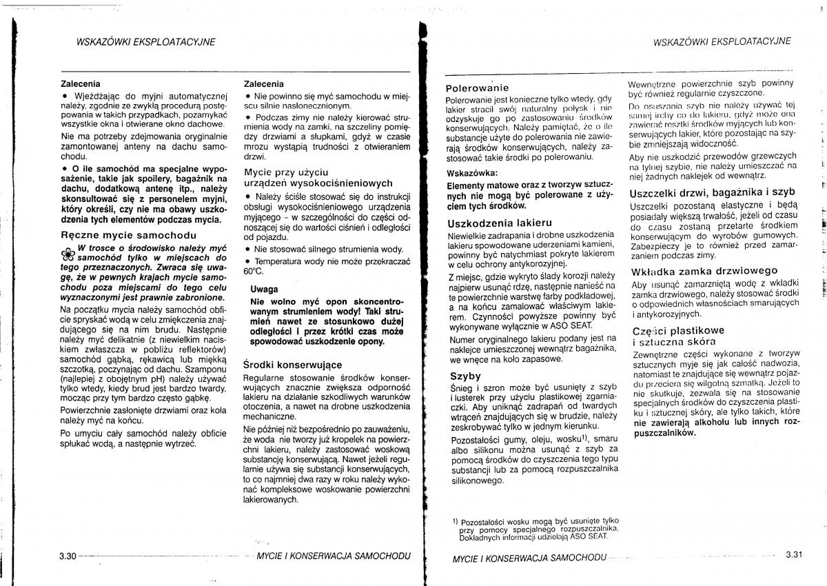 Seat Leon I 1 instrukcja obslugi / page 87