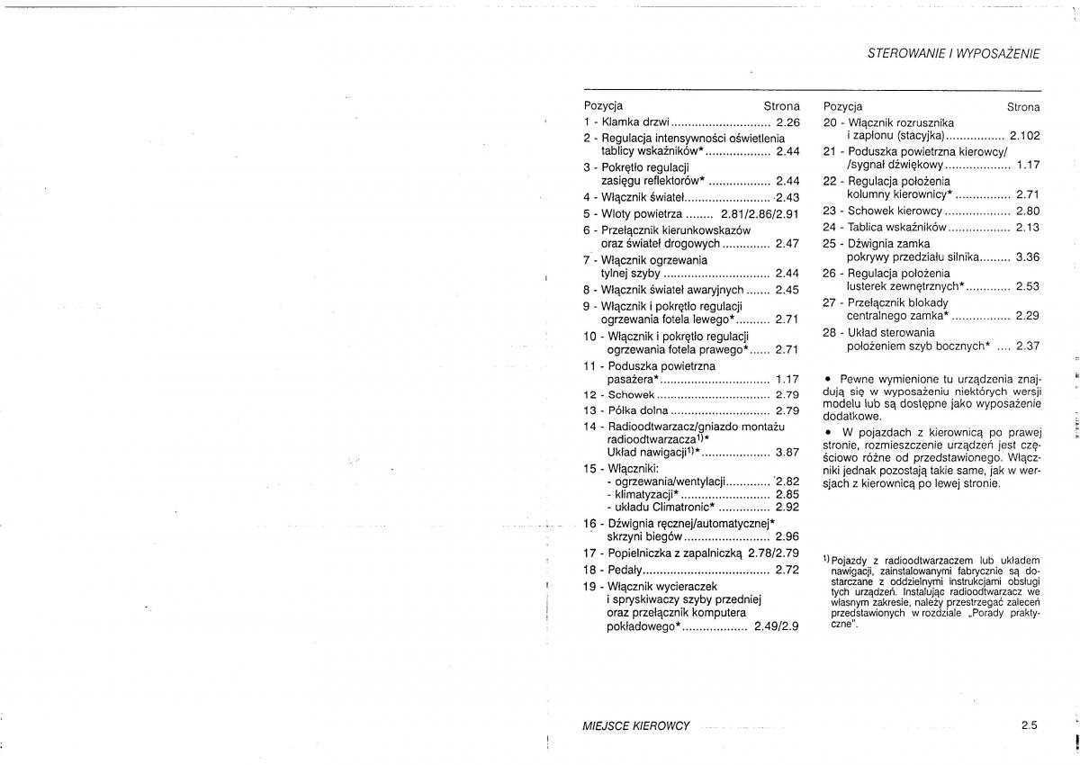 manual  Seat Leon I 1 instrukcja / page 21