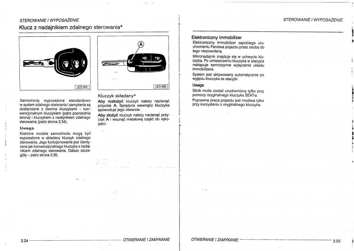 Seat Leon I 1 instrukcja obslugi / page 31