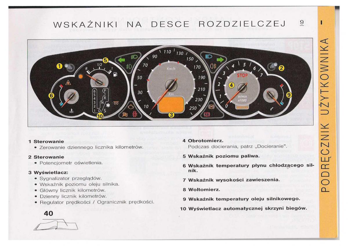 Citroen C5 I FL instrukcja obslugi / page 11