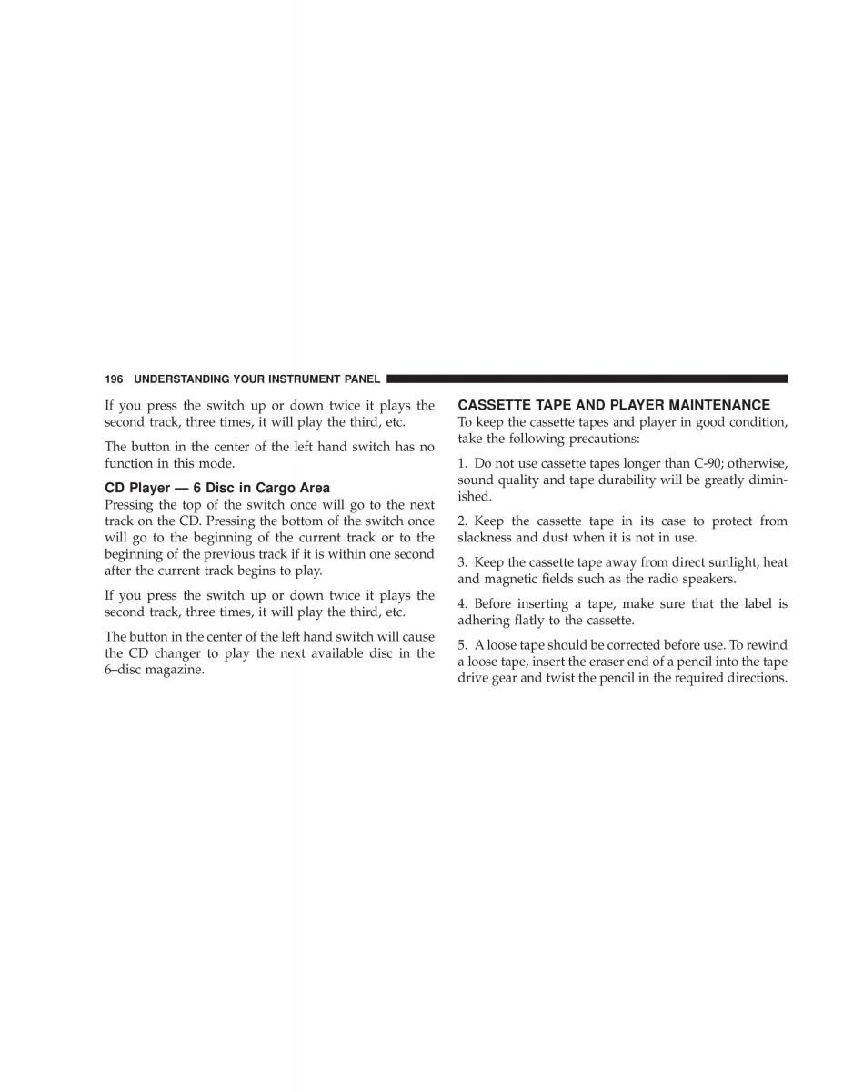 Jeep Liberty Cherokee KJ owners manual / page 196