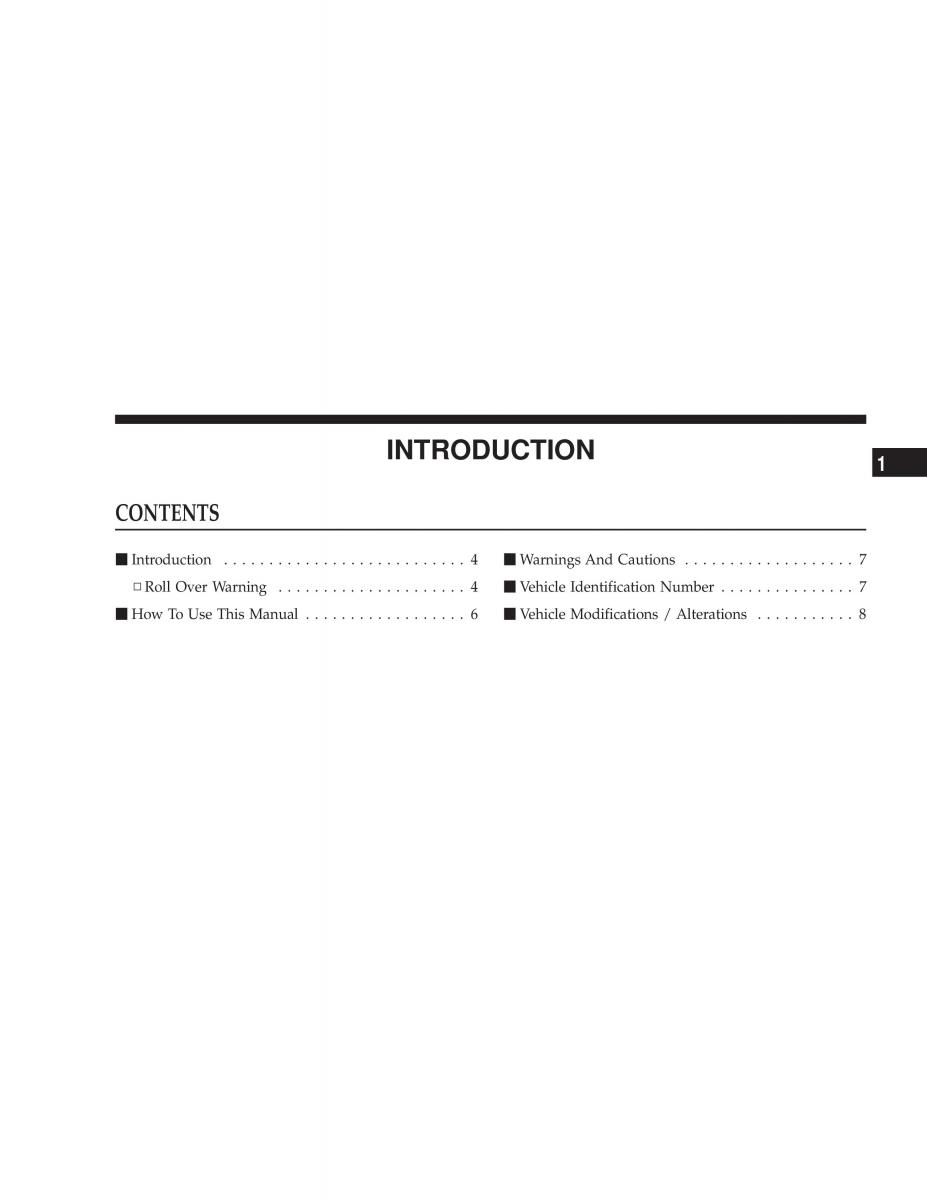 Jeep Liberty Cherokee KJ owners manual / page 3