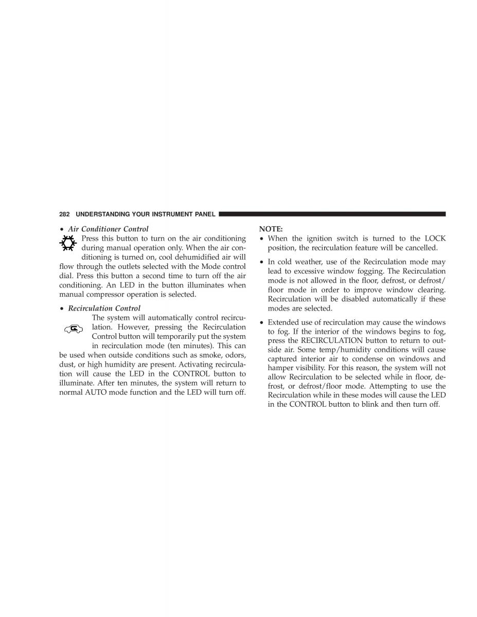 Jeep Liberty Cherokee KK owners manual / page 284