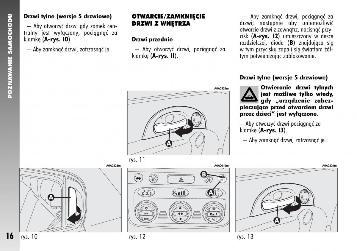 manual  Alfa Romeo 147 instrukcja / page 18