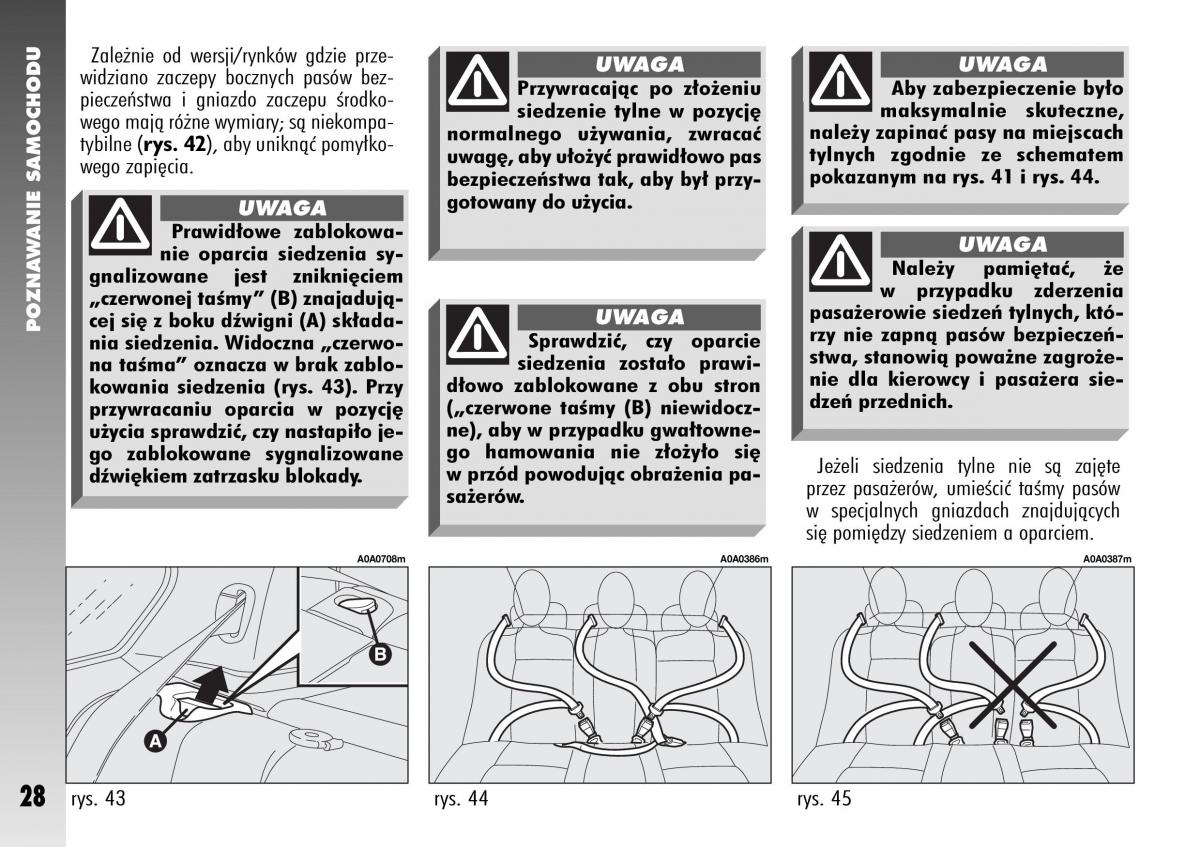 Alfa Romeo 147 instrukcja obslugi / page 30