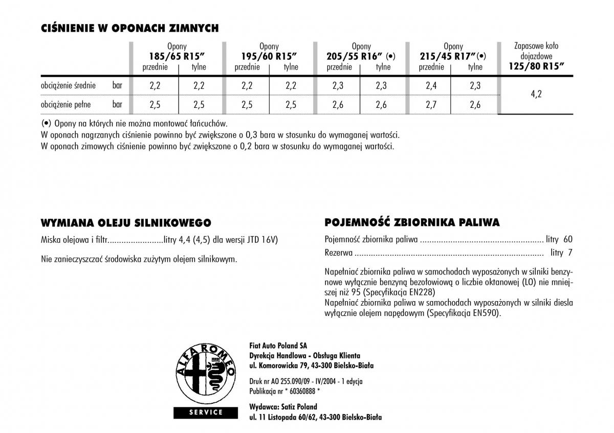 manual  Alfa Romeo 147 instrukcja / page 330