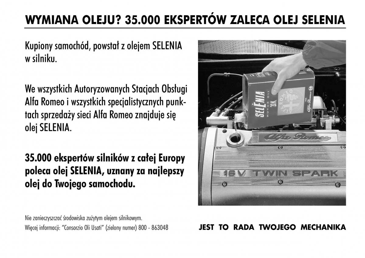 Alfa Romeo 147 instrukcja obslugi / page 327